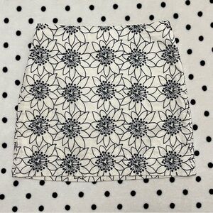 J. Crew Embroidered Floral Skirt Size 6